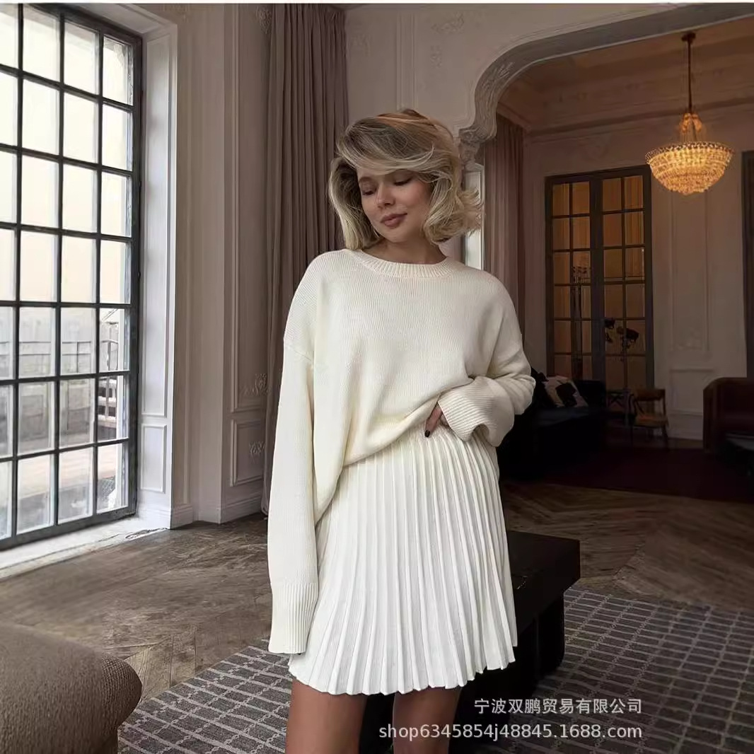 Clothing Style Winter - Autunno di Colore Solido O-Collo Maglione