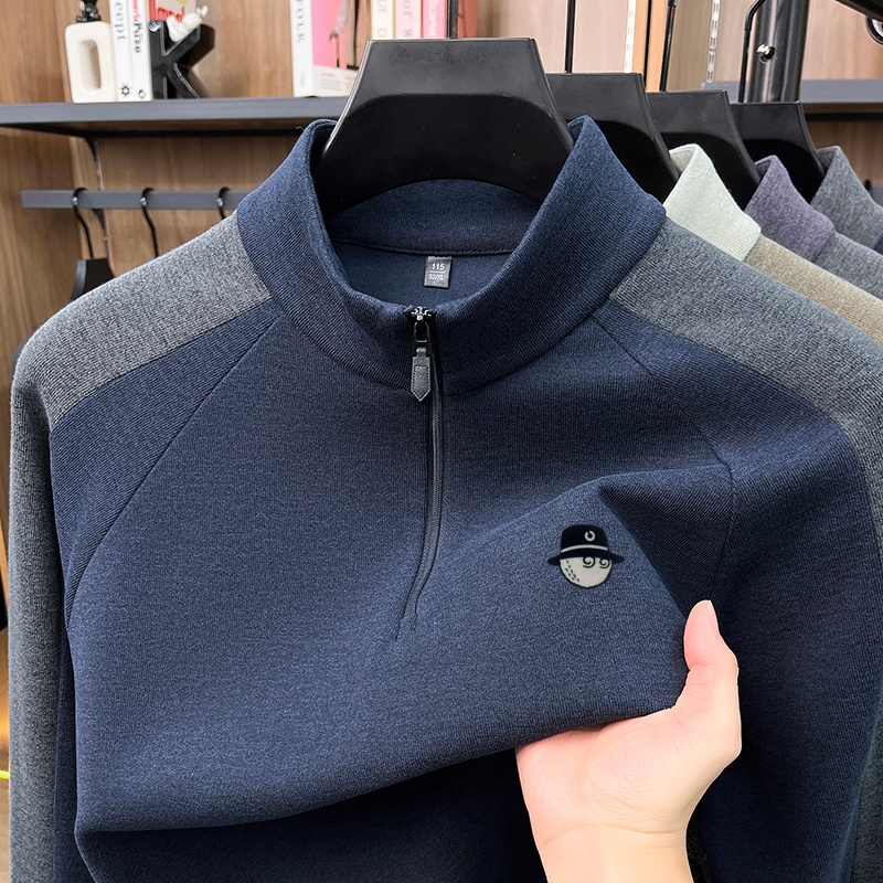 Warm Winter Clothing - T-shirt Caldo a Maniche Lunghe con