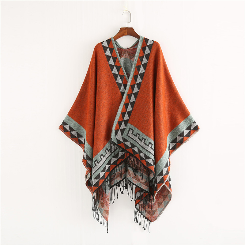 Winter Clothing Ideas - Stile indiano Moda Nappa geometrica Pashmina