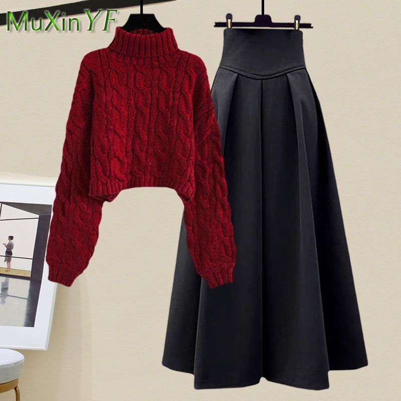 Winter Clothing Sale - Abito maglione lavorato a maglia a