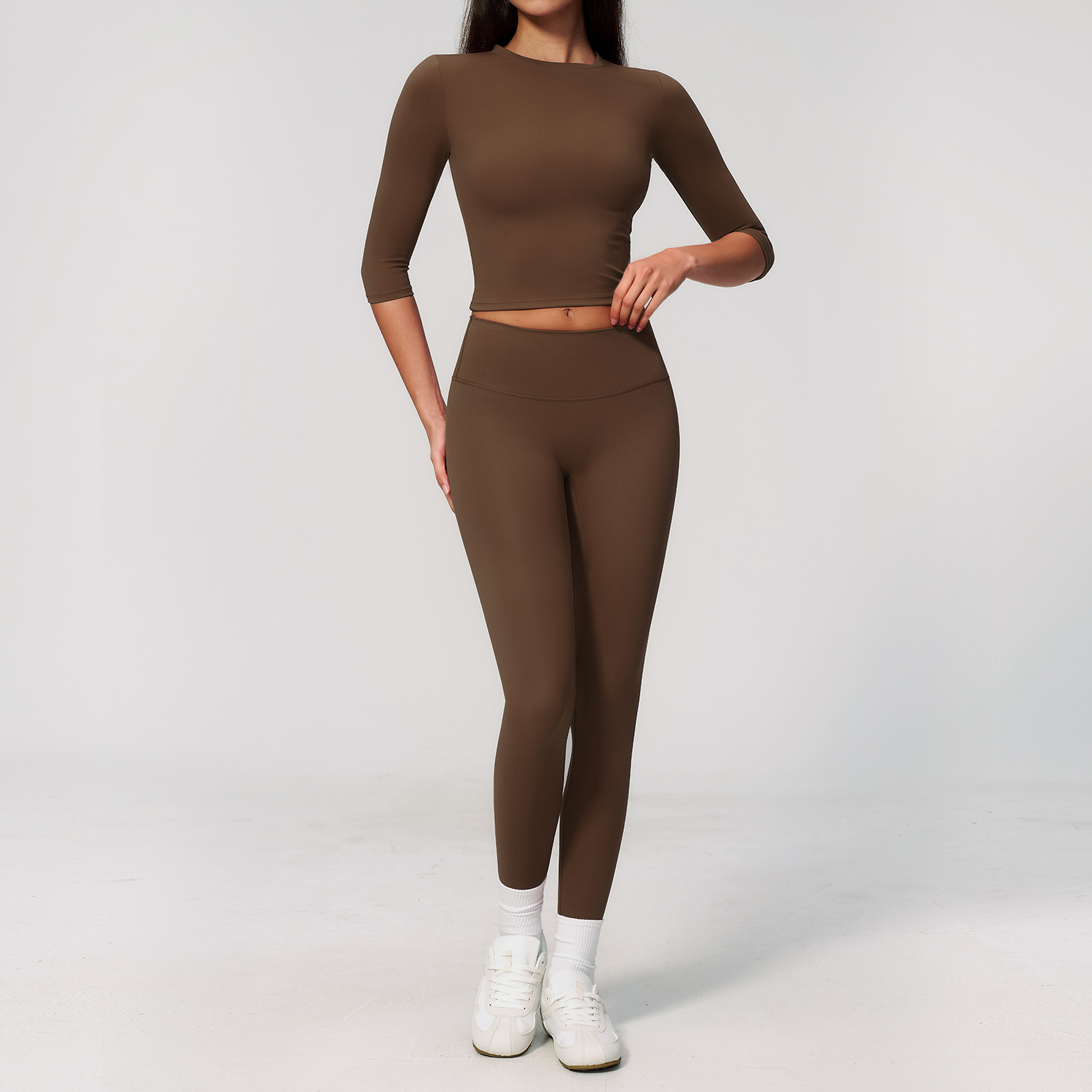 Winter Clothing Trends For Women - Completo Yoga 2 Pezzi, Set Sportivo
