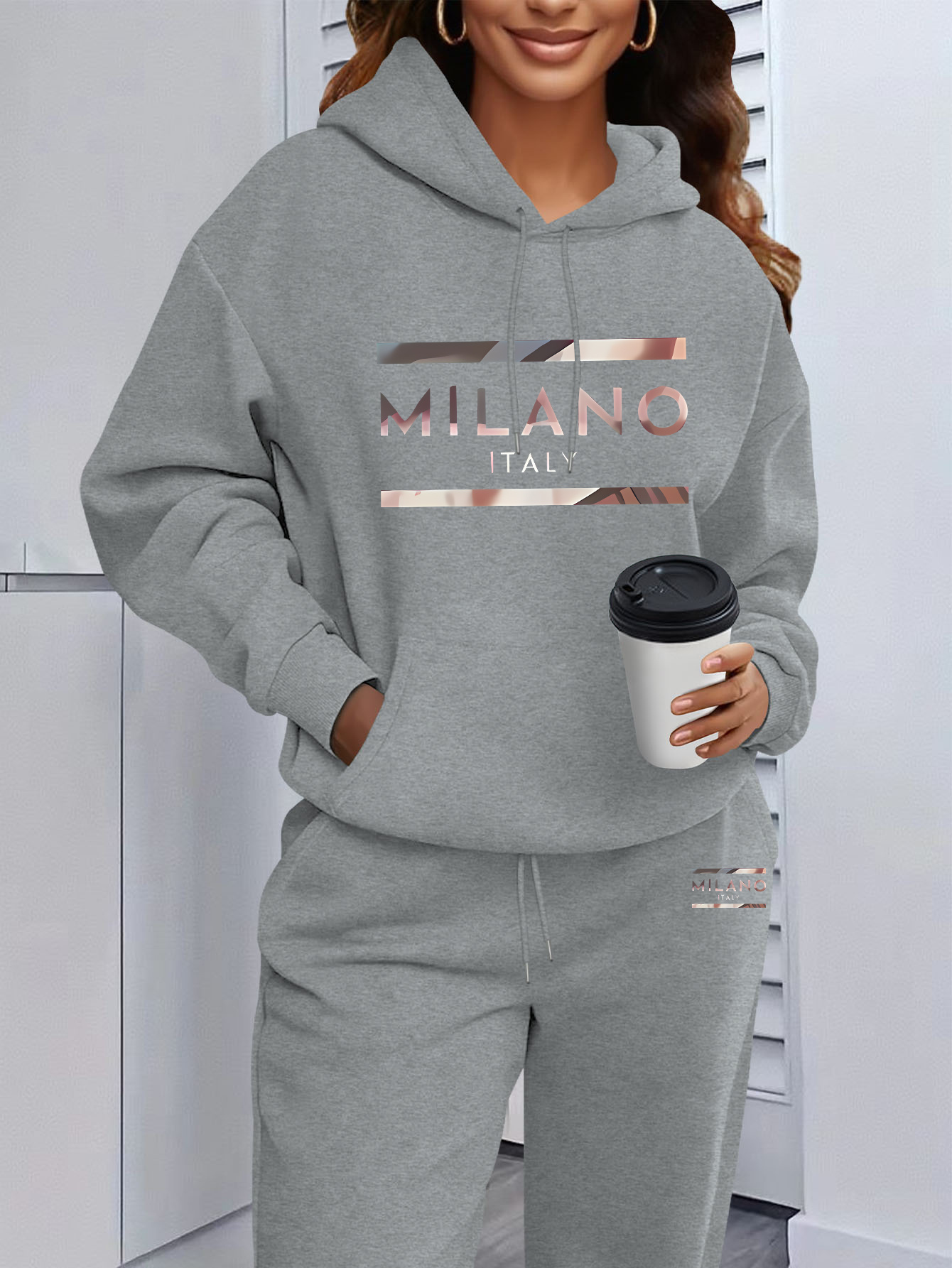 Completo da donna con felpa co - Winter Clothing Sale recensione e prezzo