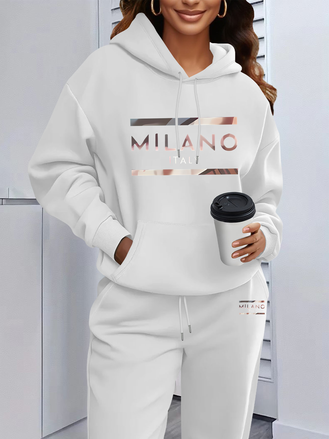 Completo da donna con felpa co - Winter Clothing Sale recensione e prezzo