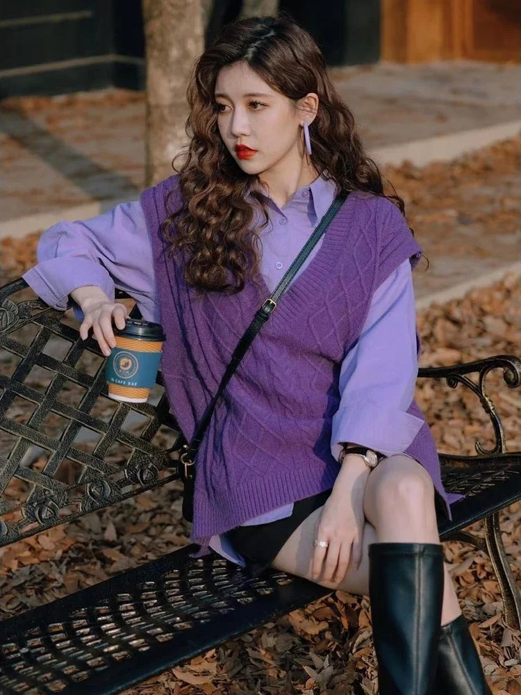 Gilet viola con scollo a V mag - Winter Clothing Trends For Women recensione e prezzo