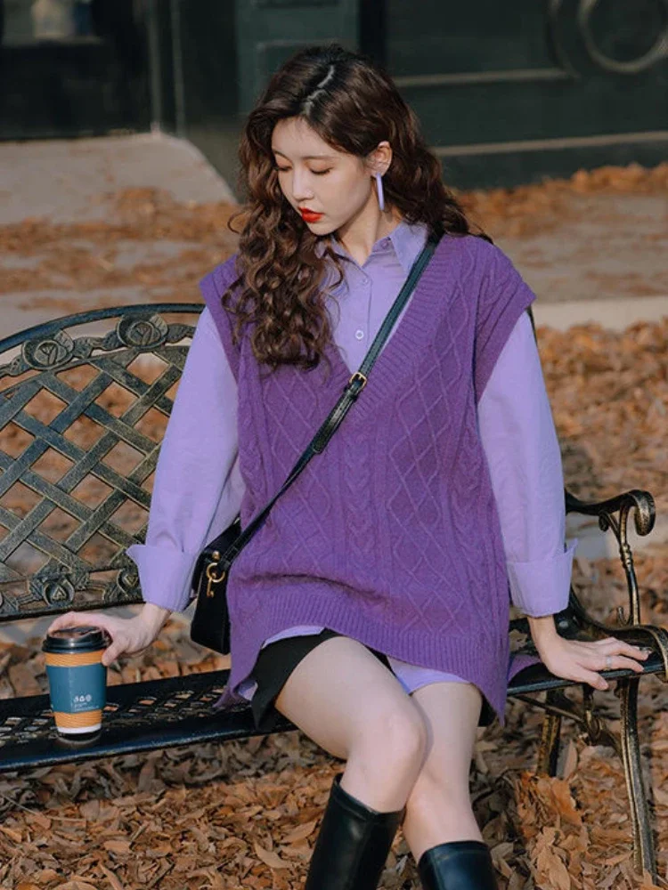 Gilet viola con scollo a V mag - Winter Clothing Trends For Women recensione e prezzo