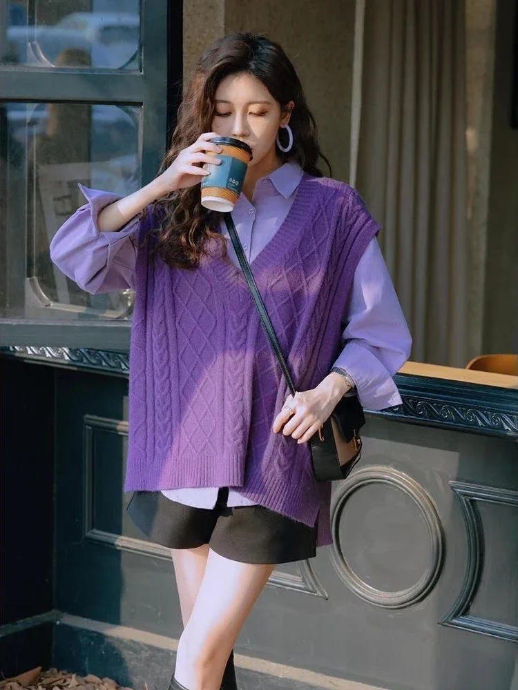 Gilet viola con scollo a V mag - Winter Clothing Trends For Women recensione e prezzo